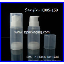 150ml airless pump bottle in jars airless bottle for cosmetics 200ml 250ml airless airless jar